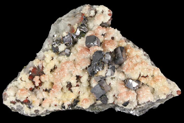 Quartz, Galena, Dolomite and Chalcopyrite Association - China #94641